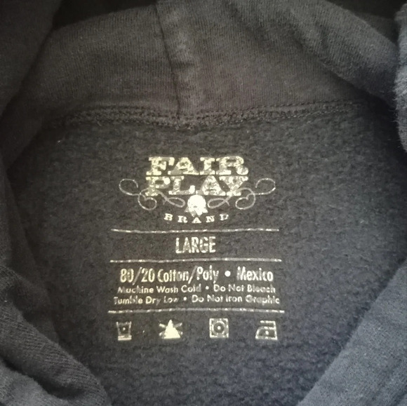 FAIRPLAY RETRO  HOODIE SIZE L (UNISEX) "AD" - Picture 6 of 11